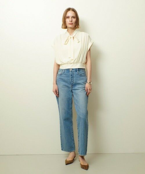 allureville / アルアバイル シャツ・ブラウス | ボウタイタックフレンチスリーブブラウス | 詳細4