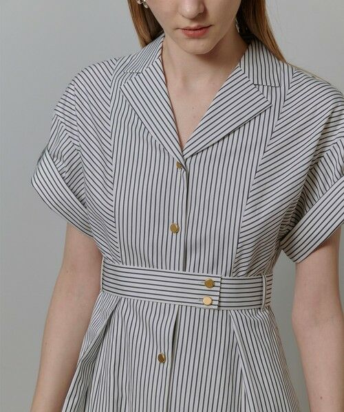 allureville / アルアバイル ミニ丈・ひざ丈ワンピース | ストライプドレス | 詳細4