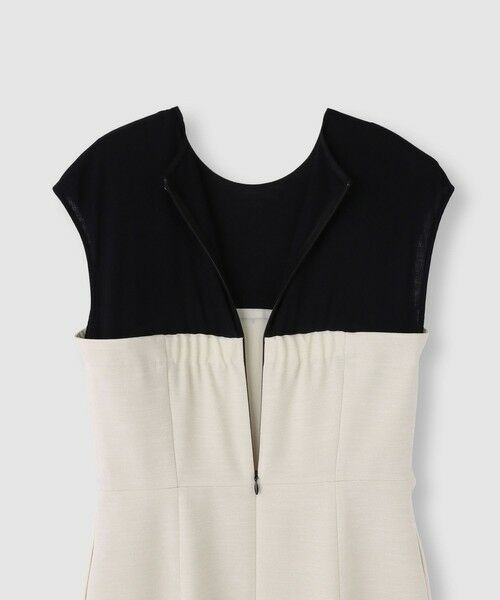 allureville / アルアバイル ミニ丈・ひざ丈ワンピース | コンパクトツイルカットコンビワンピース | 詳細10