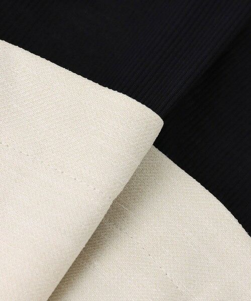 allureville / アルアバイル ミニ丈・ひざ丈ワンピース | コンパクトツイルカットコンビワンピース | 詳細14