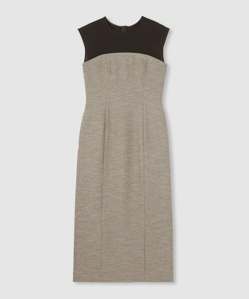 allureville / アルアバイル ミニ丈・ひざ丈ワンピース | コンパクトツイルカットコンビワンピース | 詳細16