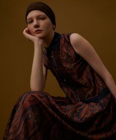 allureville / アルアバイル ロング・マキシ丈ワンピース | OFFICINAペイズリープリントワンピース