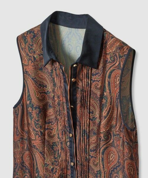 allureville / アルアバイル ロング・マキシ丈ワンピース | OFFICINAペイズリープリントワンピース | 詳細8