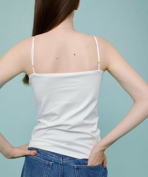allureville / アルアバイル カットソー | スクエアネックカップインキャミソール | 詳細2