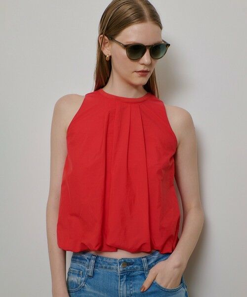 allureville / アルアバイル カットソー | ライトタフタコンビバルーンプルオーバー | 詳細1