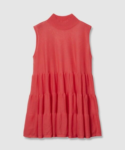 allureville / アルアバイル ニット・セーター | シアーティアードチュニック | 詳細7