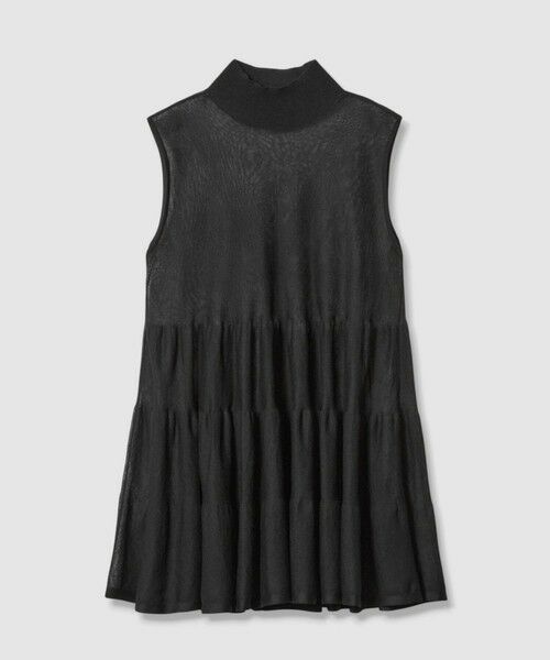 allureville / アルアバイル ニット・セーター | シアーティアードチュニック | 詳細12