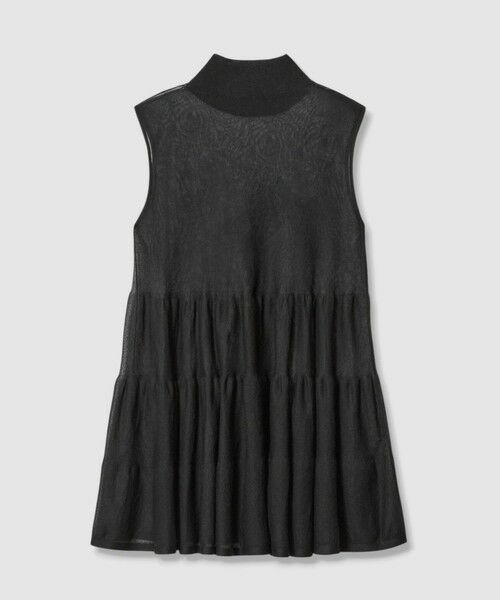 allureville / アルアバイル ニット・セーター | シアーティアードチュニック | 詳細13