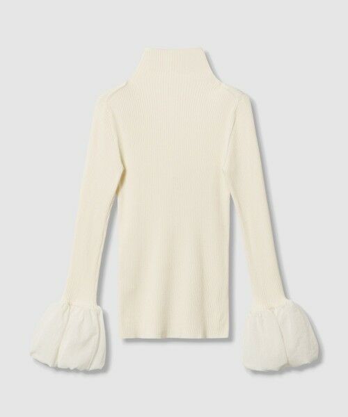 allureville / アルアバイル ニット・セーター | タフタバルーンスリーブコンビプルオーバー | 詳細6