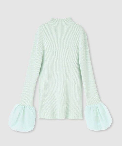 allureville / アルアバイル ニット・セーター | タフタバルーンスリーブコンビプルオーバー | 詳細8