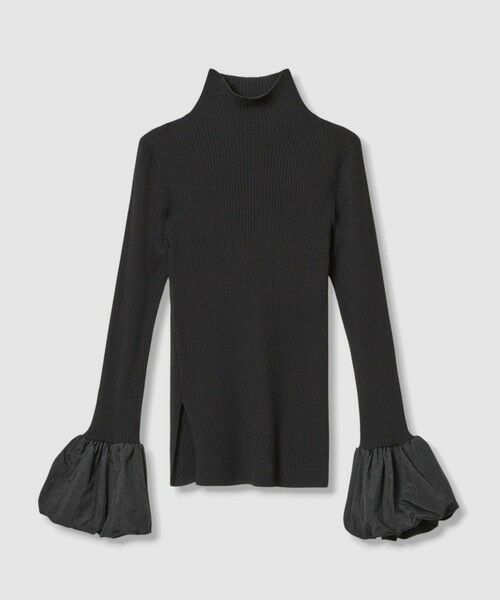 allureville / アルアバイル ニット・セーター | タフタバルーンスリーブコンビプルオーバー | 詳細15