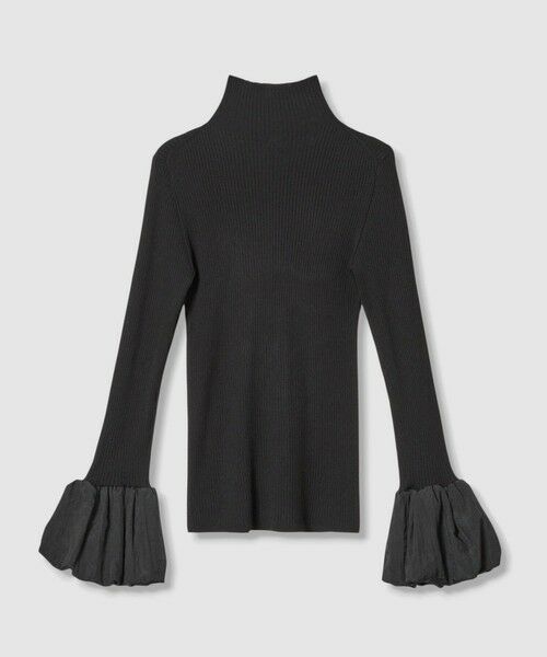 allureville / アルアバイル ニット・セーター | タフタバルーンスリーブコンビプルオーバー | 詳細16