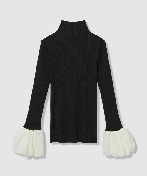 allureville / アルアバイル ニット・セーター | タフタバルーンスリーブコンビプルオーバー | 詳細24