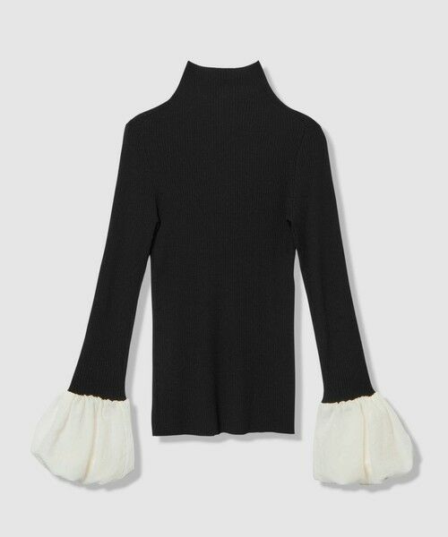 allureville / アルアバイル ニット・セーター | タフタバルーンスリーブコンビプルオーバー | 詳細25