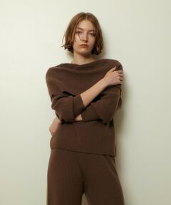 allureville / アルアバイル ニット・セーター | ビッグカラー2WAYネックプルオーバー