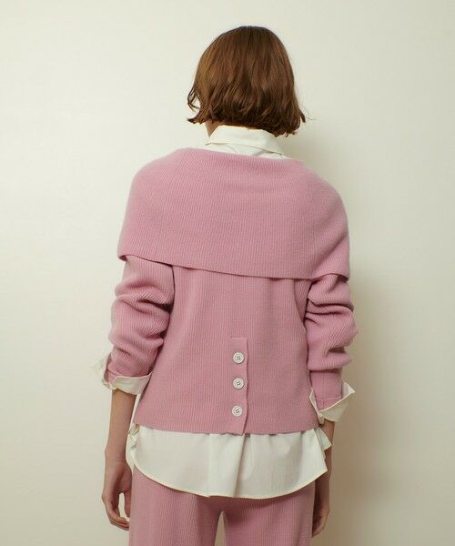 allureville / アルアバイル ニット・セーター | ビッグカラー2WAYネックプルオーバー | 詳細2