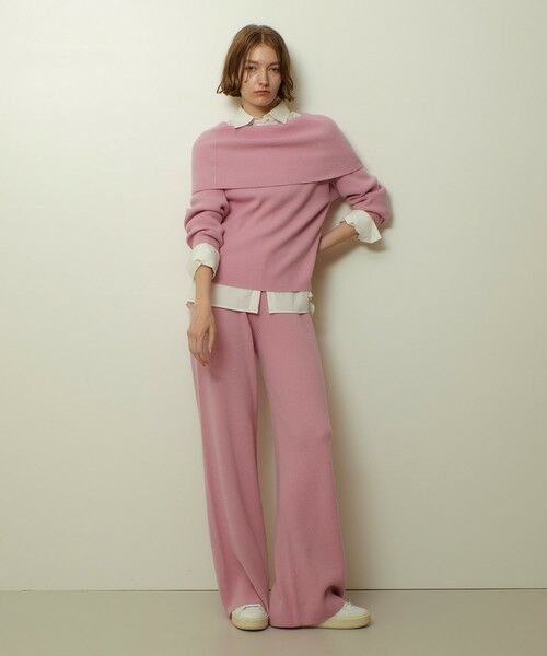 allureville / アルアバイル ニット・セーター | ビッグカラー2WAYネックプルオーバー | 詳細3