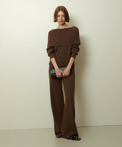 allureville / アルアバイル ニット・セーター | ビッグカラー2WAYネックプルオーバー | 詳細14