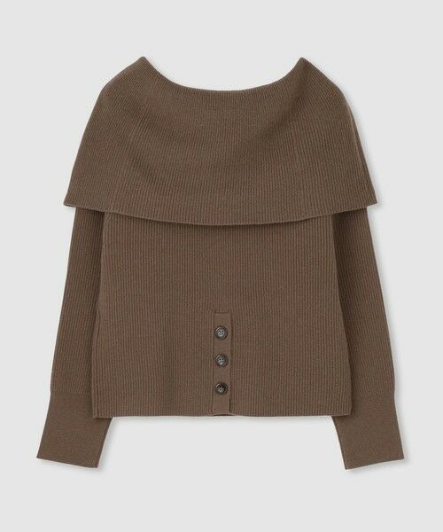 allureville / アルアバイル ニット・セーター | ビッグカラー2WAYネックプルオーバー | 詳細16