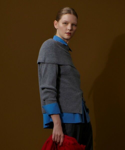 allureville / アルアバイル ニット・セーター | ビッグカラー2WAYネックプルオーバー | 詳細19