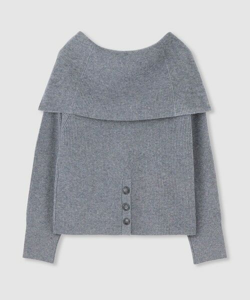 allureville / アルアバイル ニット・セーター | ビッグカラー2WAYネックプルオーバー | 詳細23