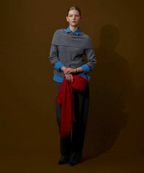 allureville / アルアバイル ニット・セーター | ビッグカラー2WAYネックプルオーバー | 詳細21