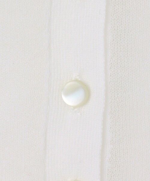allureville / アルアバイル カーディガン・ボレロ | ◇ シアーラミー混カーディガン | 詳細2