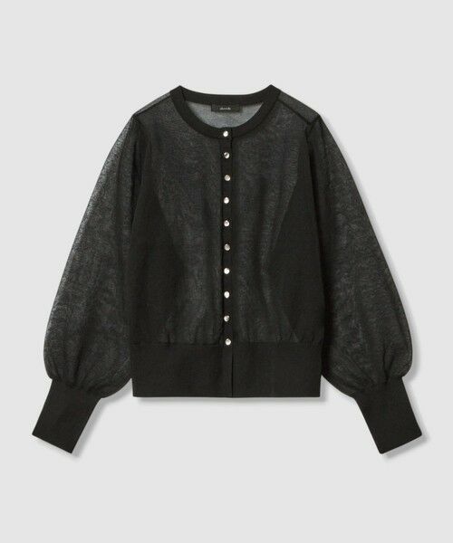 allureville / アルアバイル カーディガン・ボレロ | ◇ シアーラミー混カーディガン | 詳細17