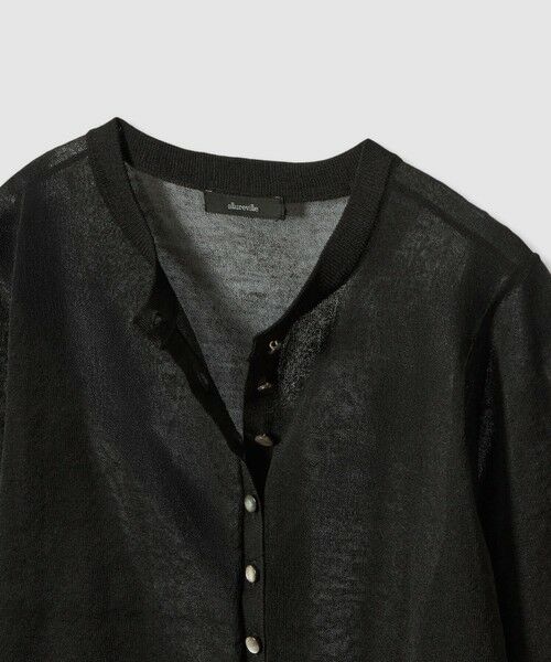 allureville / アルアバイル カーディガン・ボレロ | ◇ シアーラミー混カーディガン | 詳細19