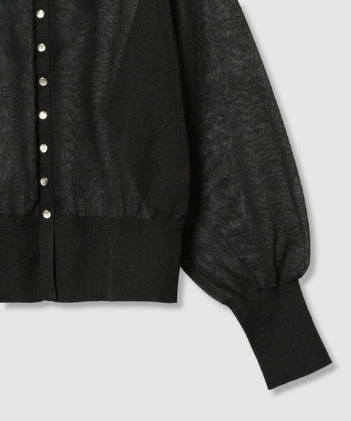 allureville / アルアバイル カーディガン・ボレロ | ◇ シアーラミー混カーディガン | 詳細20