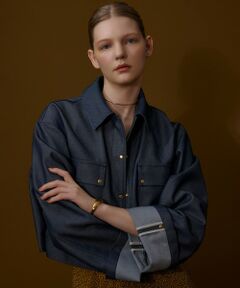 allureville / アルアバイル ブルゾン | リジッドデニムライクブルゾン