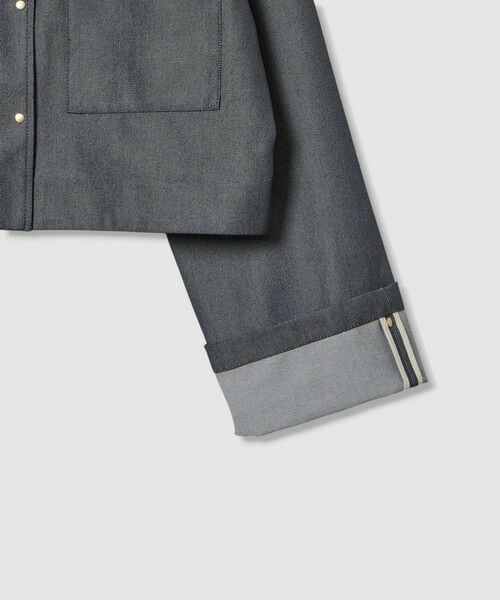 allureville / アルアバイル ブルゾン | リジッドデニムライクブルゾン | 詳細10