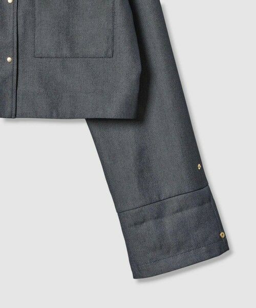 allureville / アルアバイル ブルゾン | リジッドデニムライクブルゾン | 詳細11