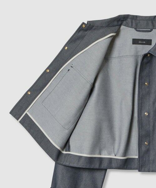 allureville / アルアバイル ブルゾン | リジッドデニムライクブルゾン | 詳細12