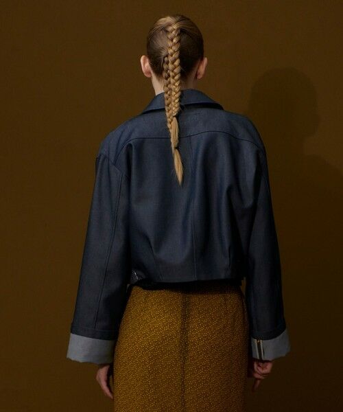 allureville / アルアバイル ブルゾン | リジッドデニムライクブルゾン | 詳細4