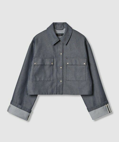 allureville / アルアバイル ブルゾン | リジッドデニムライクブルゾン | 詳細6