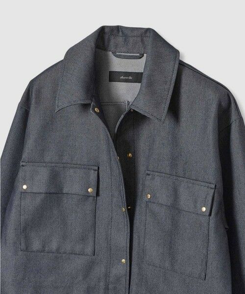 allureville / アルアバイル ブルゾン | リジッドデニムライクブルゾン | 詳細8