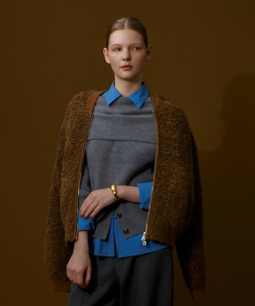 allureville / アルアバイル ブルゾン | ニットボアブルゾン | 詳細1