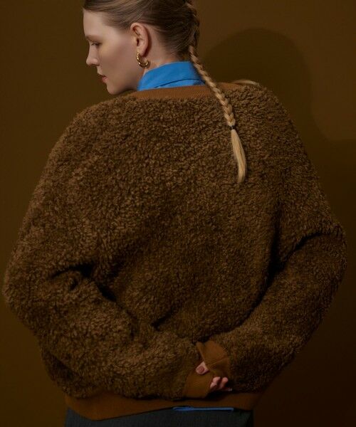 allureville / アルアバイル ブルゾン | ニットボアブルゾン | 詳細3
