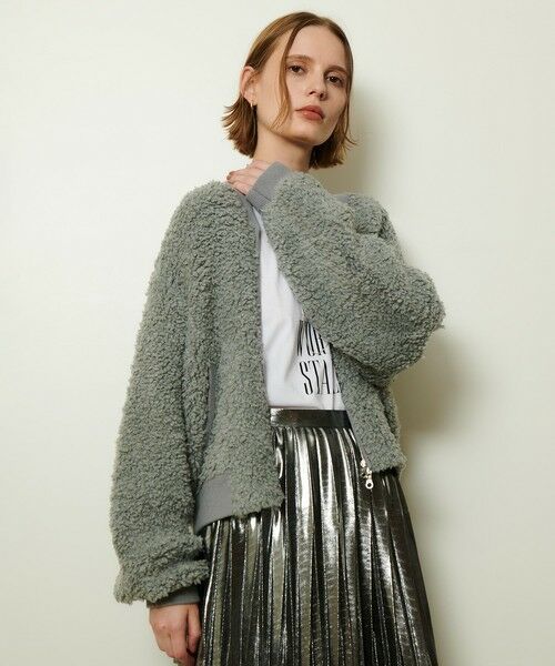 allureville / アルアバイル ブルゾン | ニットボアブルゾン | 詳細13