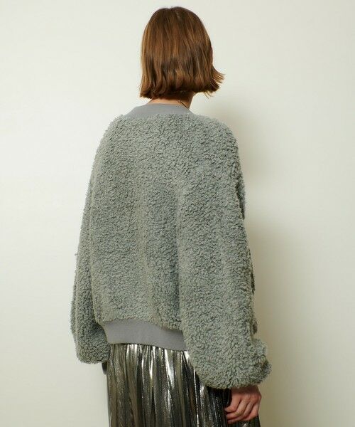 allureville / アルアバイル ブルゾン | ニットボアブルゾン | 詳細14