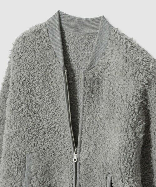 allureville / アルアバイル ブルゾン | ニットボアブルゾン | 詳細17
