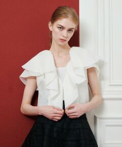 allureville / アルアバイル テーラードジャケット | 【LOULOU WILLOUGHBY】オーガンジーフリルジャケット