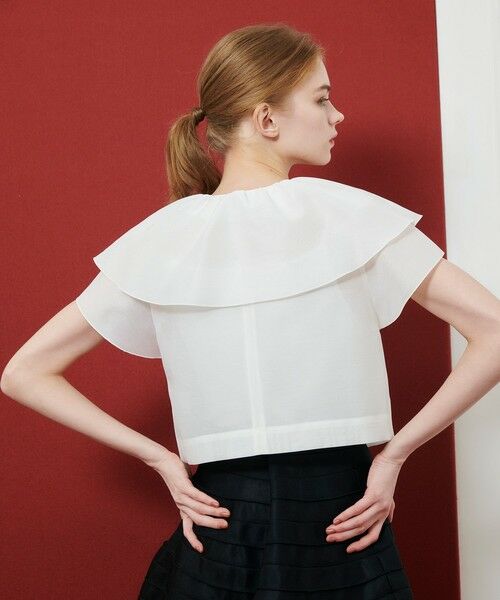 allureville / アルアバイル テーラードジャケット | 【LOULOU WILLOUGHBY】オーガンジーフリルジャケット | 詳細4