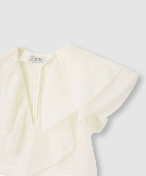allureville / アルアバイル テーラードジャケット | 【LOULOU WILLOUGHBY】オーガンジーフリルジャケット | 詳細7