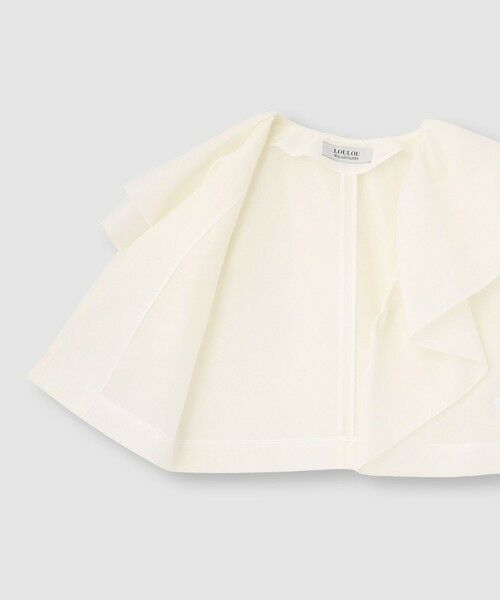 allureville / アルアバイル テーラードジャケット | 【LOULOU WILLOUGHBY】オーガンジーフリルジャケット | 詳細9