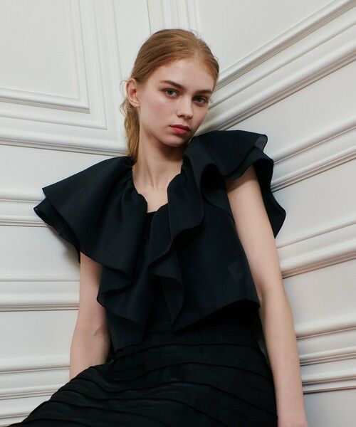 allureville / アルアバイル テーラードジャケット | 【LOULOU WILLOUGHBY】オーガンジーフリルジャケット | 詳細12