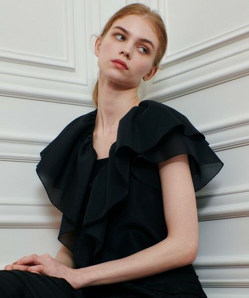 allureville / アルアバイル テーラードジャケット | 【LOULOU WILLOUGHBY】オーガンジーフリルジャケット | 詳細13