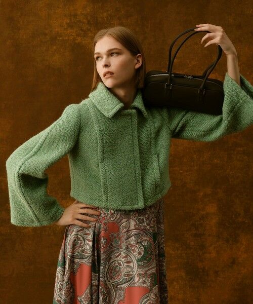 allureville / アルアバイル ブルゾン | 【LOULOU WILLOUGHBY】BONOTTOステンカラージャケット | 詳細1