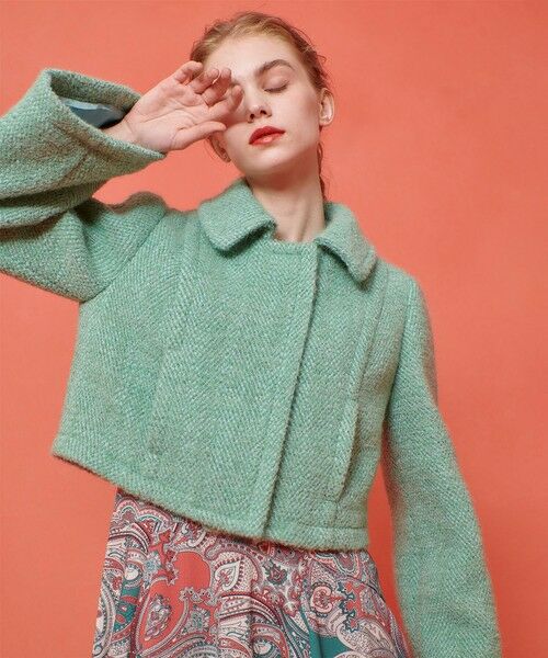 allureville / アルアバイル ブルゾン | 【LOULOU WILLOUGHBY】BONOTTOステンカラージャケット | 詳細3